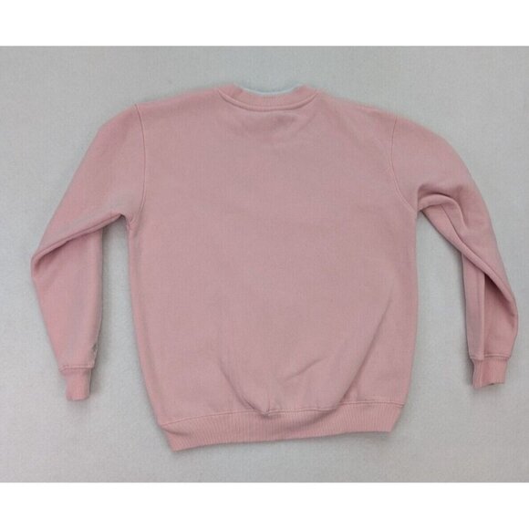 King Universal Women's Sweatshirt Size M Pink Crewneck Snowflake Tree - Picture 13 of 13